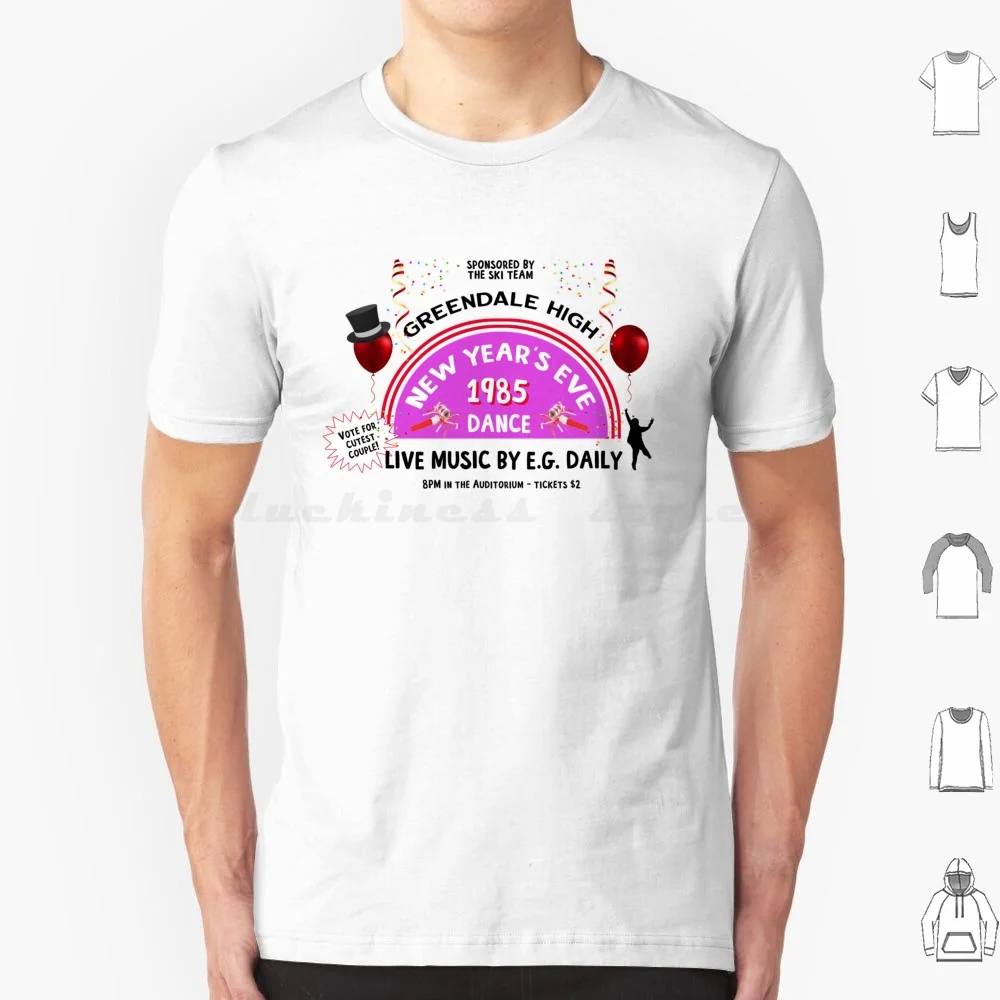 Better Off Dead New Year's Dance T Shirt Cotton Men Women DIY Print Better Off Dead Lane Meyer 1985 80s Movies 80s John Cusack