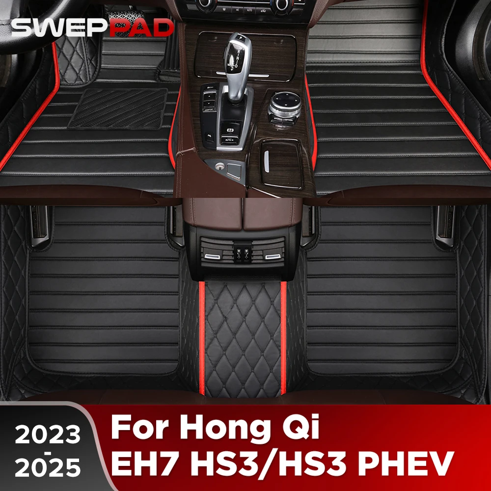 

Автомобильные коврики для Hong Qi EH7 HS3/HS3 PHEV 2025, 2024, 2023 годов выпуска, всепогодные, из коврового материала, защитные вкладыши для пола, аксессуары для интерьера
