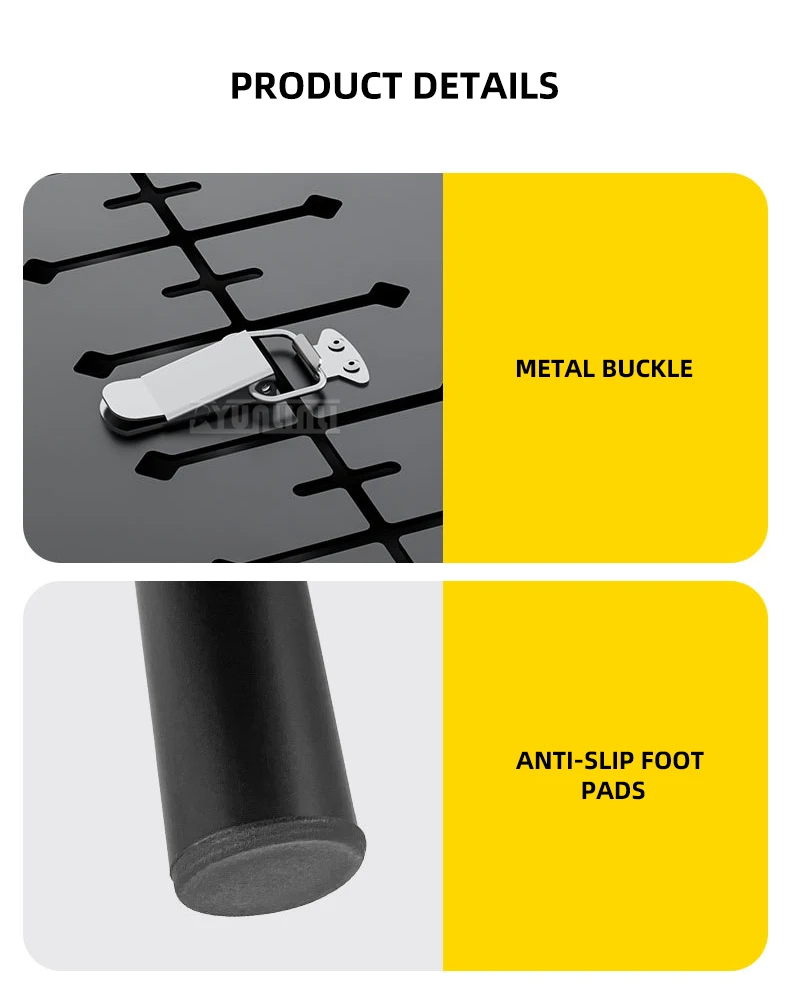 

Портативный складной гриль, съемная печь, уличный угольный барбекю для кемпинга с 7 бирками, легкое снаряжение для кемпинга
