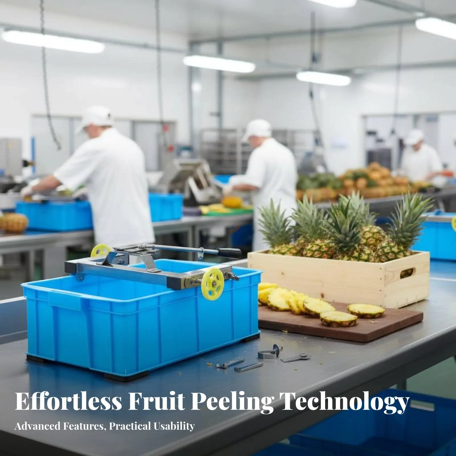 

Manual Pineapple Peeling Machine Easy to Clean Manual Pineapple Skin Remover Machine Food Processing Equipment Rust-Resistant