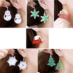 Jewelry Mould Silicone Resin Mold Christmas Epoxy Resin Moulds for Pendant Earrings Necklace Jewelry Making DIY Crafts