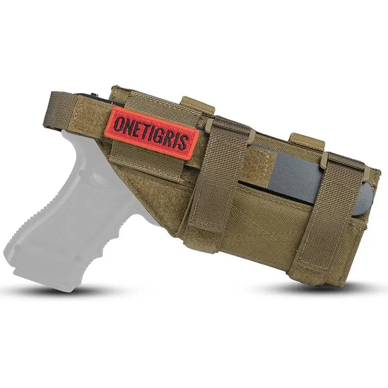 ONETIGRIS Tactical Gun Holster Molle Modular Belt Pistol Holster Nylon For Right Handed Shooters Glock 17 19 22 23 31 32 34 35