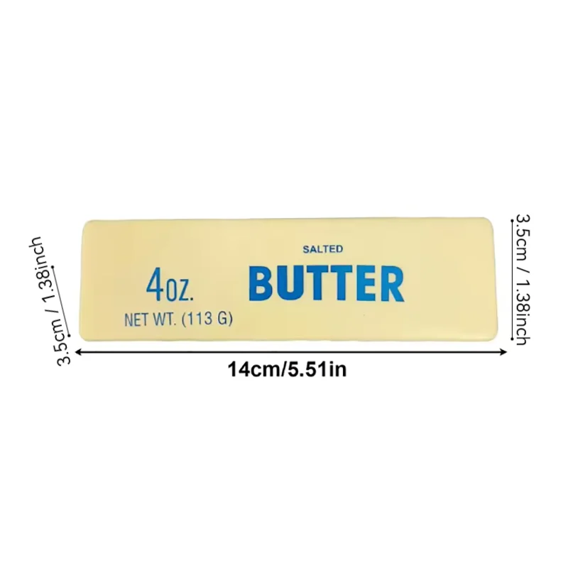 Squishy Elastic Butter Stick Fidget Toy Cheese Shape Stress Relief Game Funny Decompression Prank Squeeze Toy for Anxiety Relief image 3
