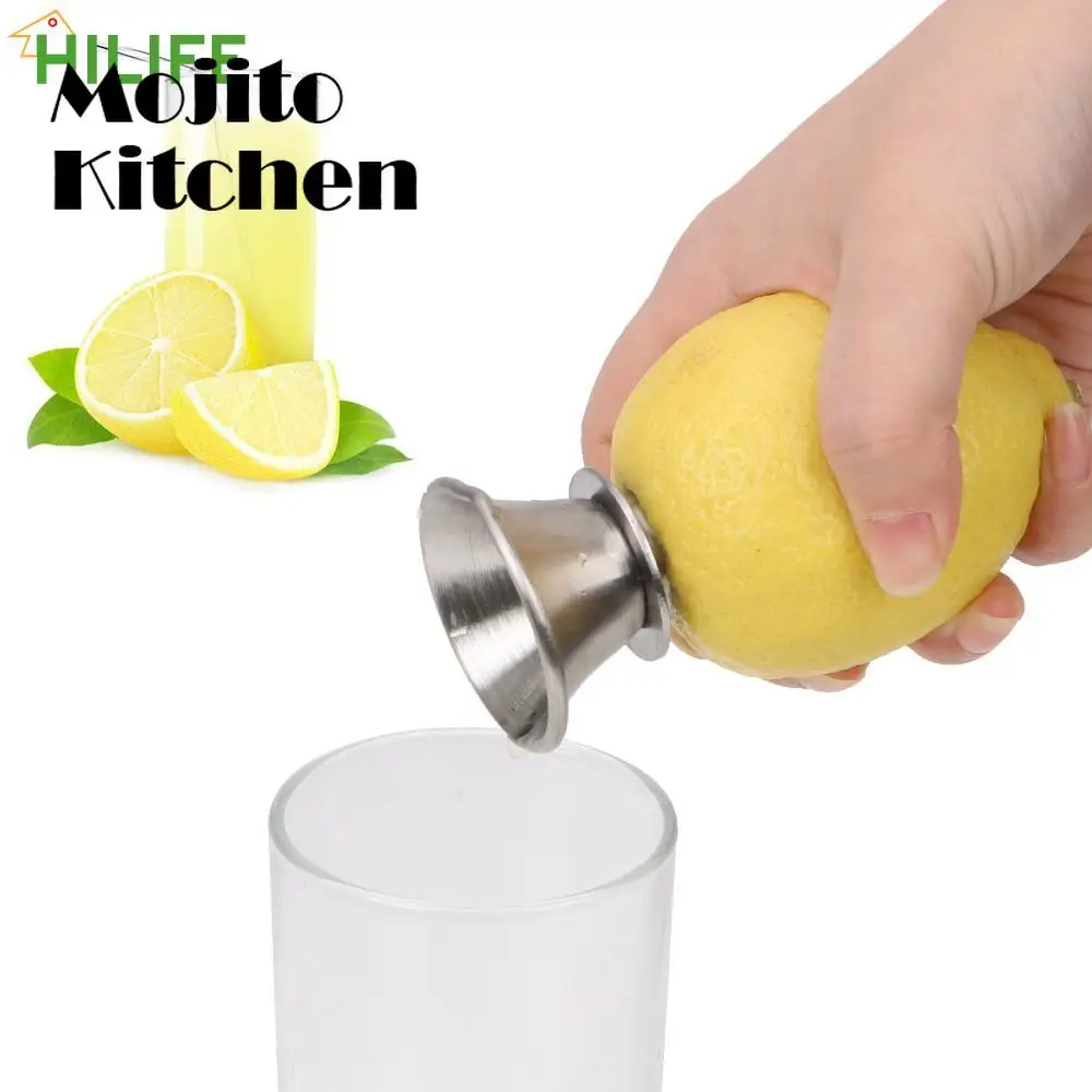 

2PCS Hand Juicer Pourer Screw Stainless Steel For Lemon Orange Limes Citrus Manually Lemon Squeezer Juice Squeeze Fruit Tool