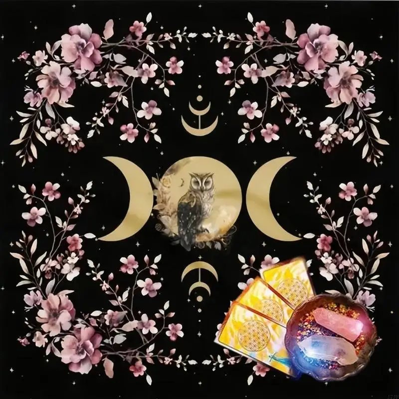 j7jf tarots tablecloth divinations tapestry القمر زهرة نمط التنجيم المائدة المائدة