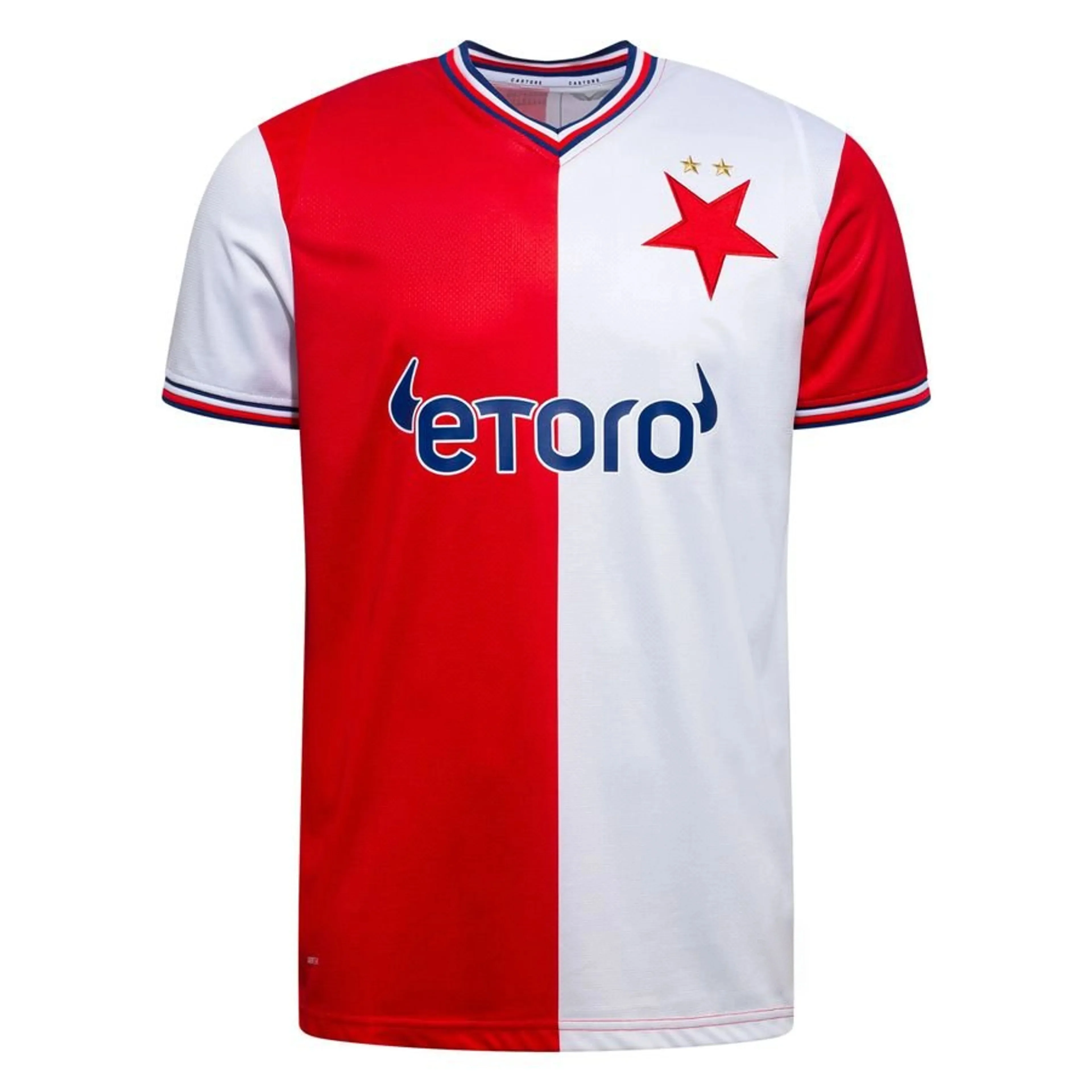 2026-27 Neues Slavia Prag Herren 3D-Druck Fußballtrikot Y2K Oversized Familien-Freizeit-T-Shirt Geeignet für Alltag und Training