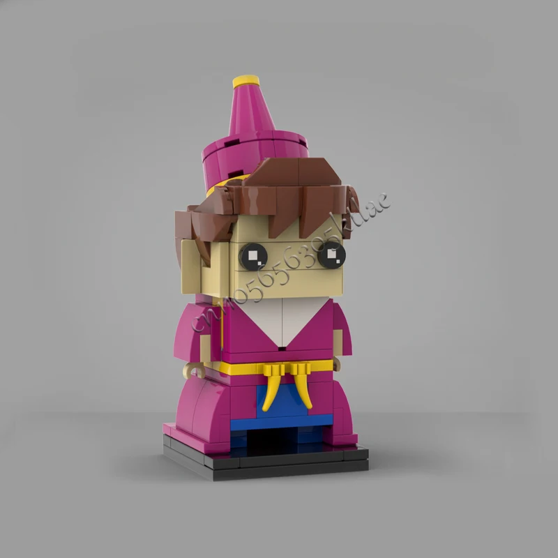 148 pièces MOC Figurines de dessins animés classiques Immortan Simon le Sorcier Modèle d'architecture personnalisable Kit d'assemblage éducatif DIY Jouets Cadeau