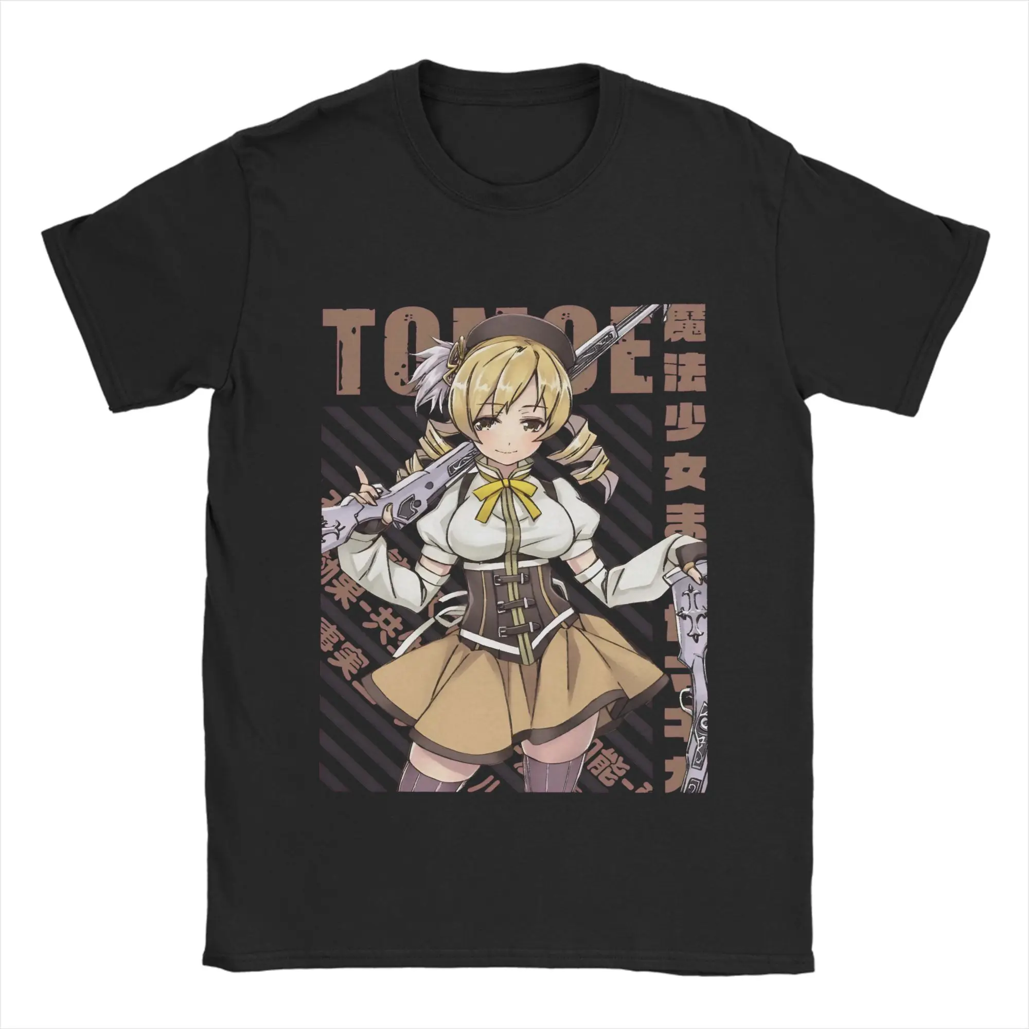 

Футболка Puella Magi Madoka Magica, летняя мужская футболка из 100% хлопка с круглым вырезом, большие размеры, футболки с рукавами, уличная футболка