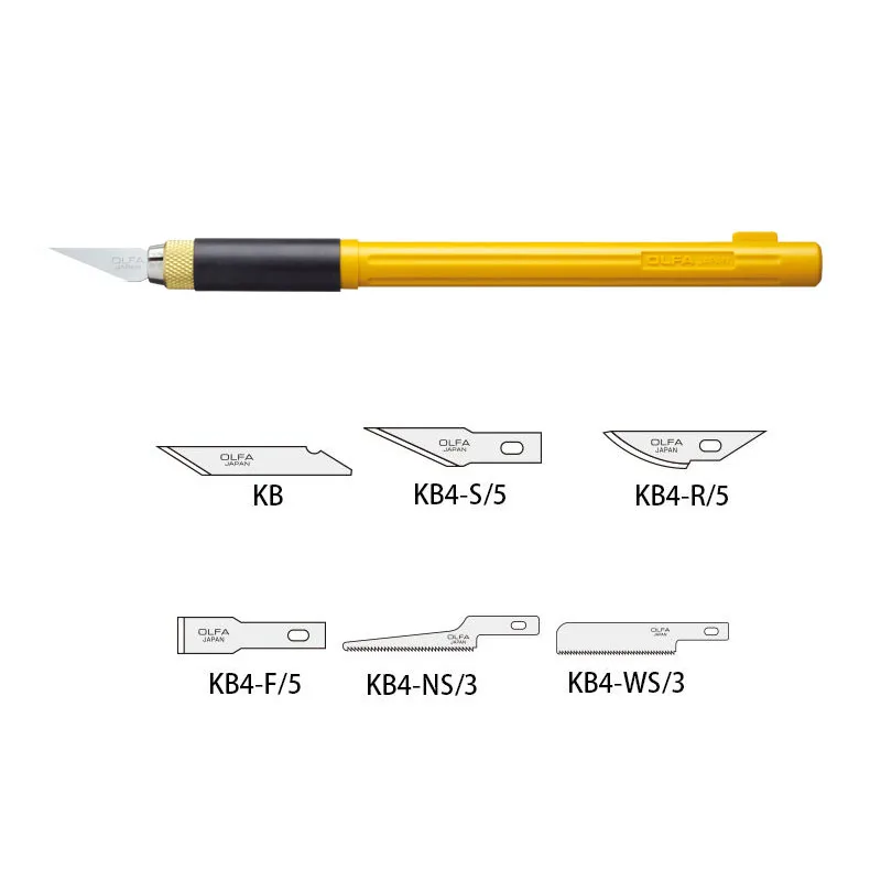 5pcs/Pack OLFA KB4-F/5,KB4-S/5,KB4-R/5 Spare Blade Art/design Knife Suitable for AK-4