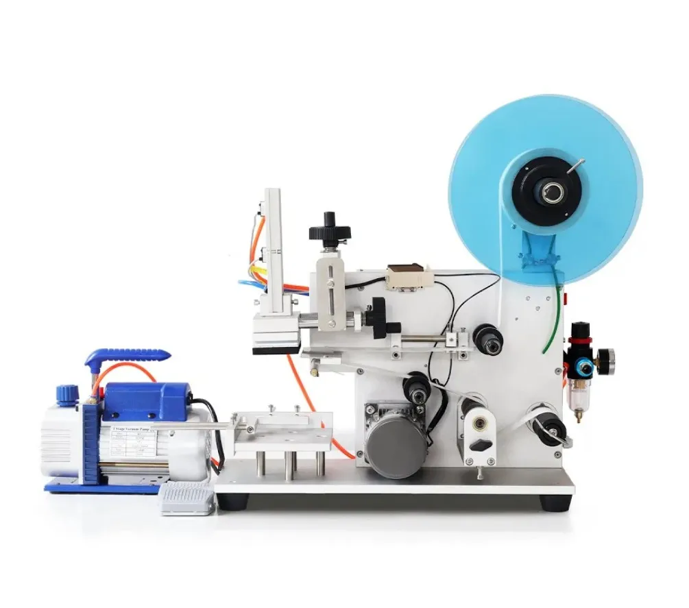 

LT-60 Machine Put Labels on Flat Bottle Automatic Square Bottle Flat Label Applicator