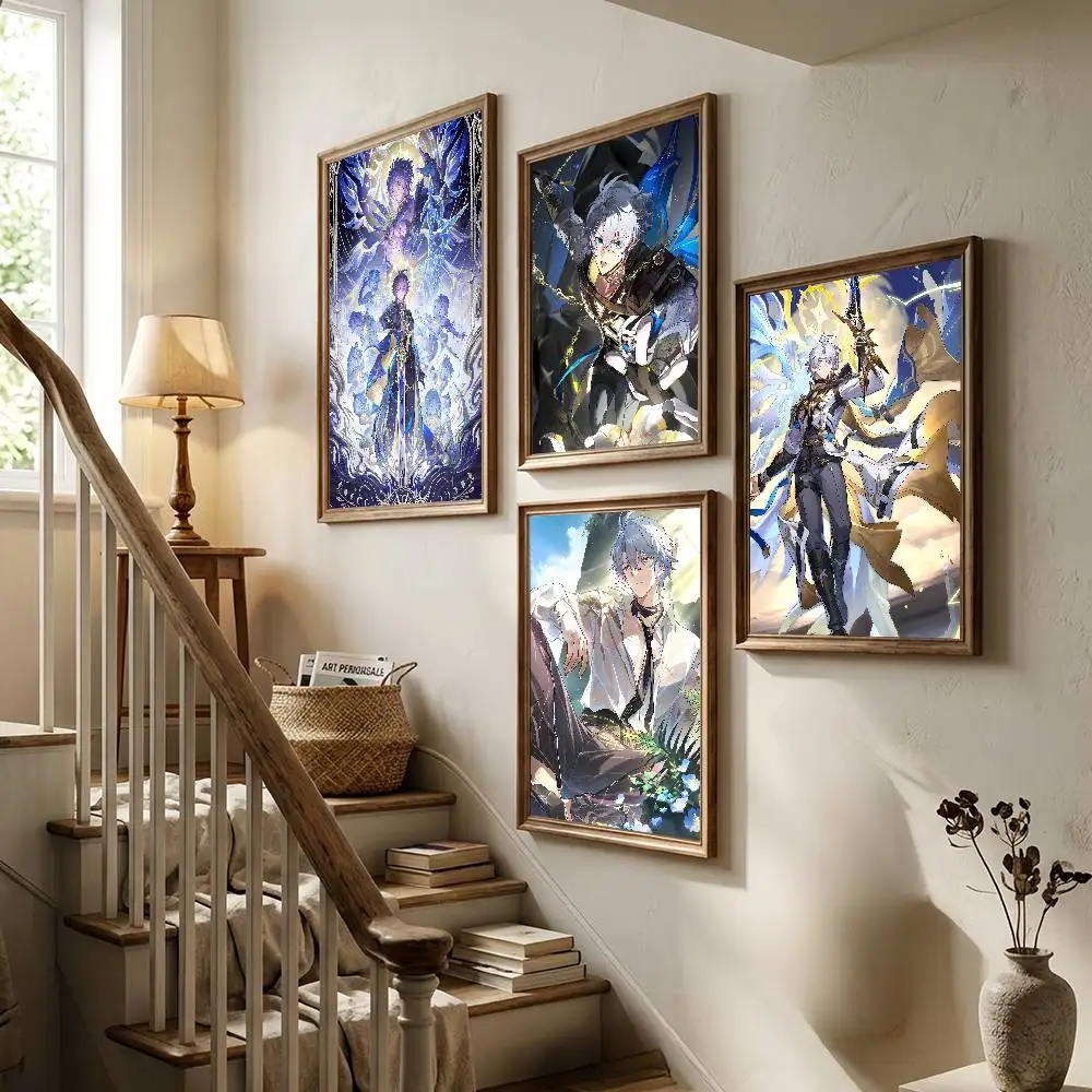 Honkai Star Rail Phainon Poster For Bedroom Gamer Room Decor Restaurant Wall Trendy Aesthetic Gift