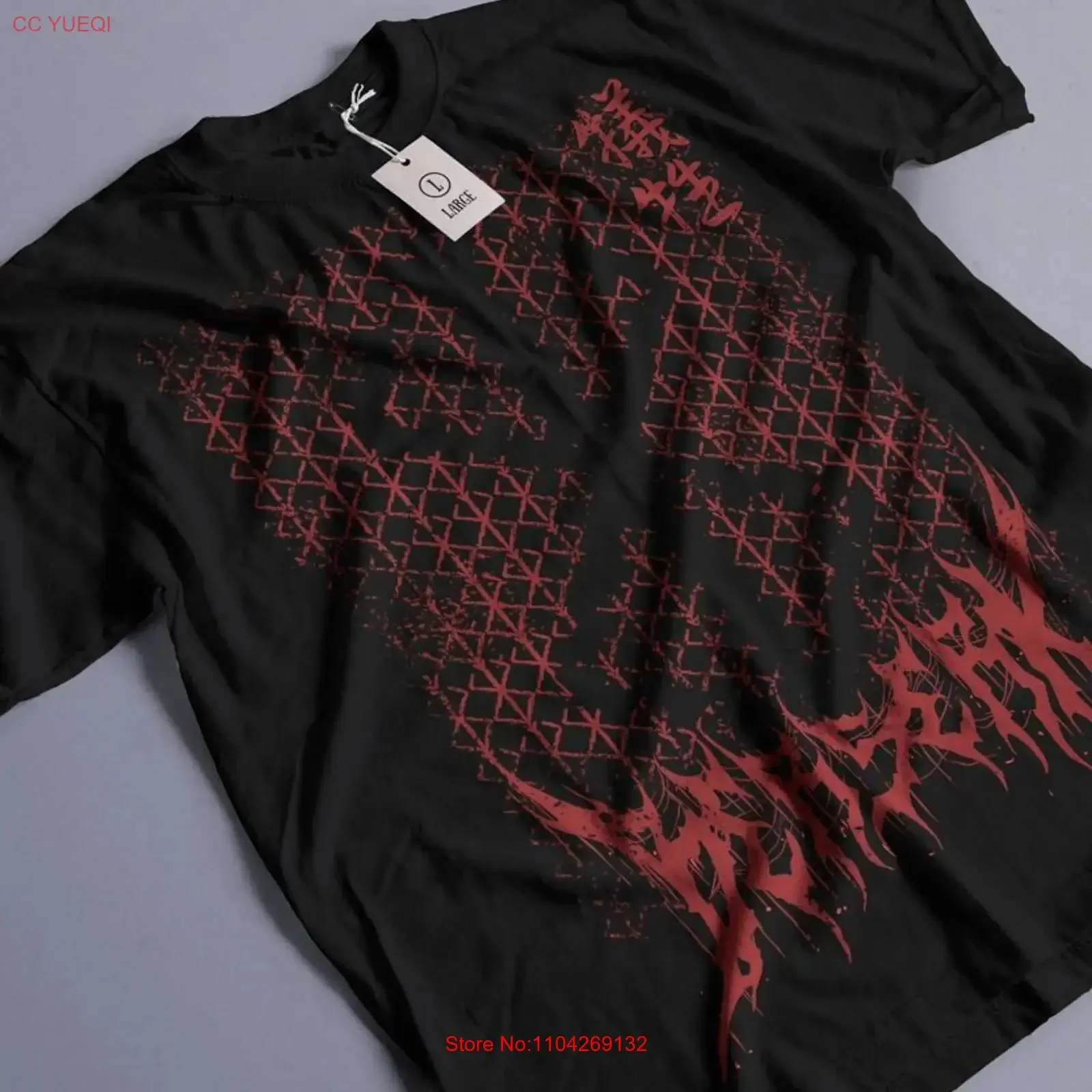 Berserk T shirt Manga Strip Guts Berserker Armour Anime Black ALL SIZES vintage Washed Breathable designer clothes Stretched