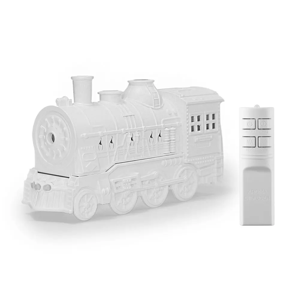 Train Air Humidifier Light Ultrasonic Aromatherapy Diffusers Mist Maker Fragrance Essential Oil Aroma Difusor Remote control