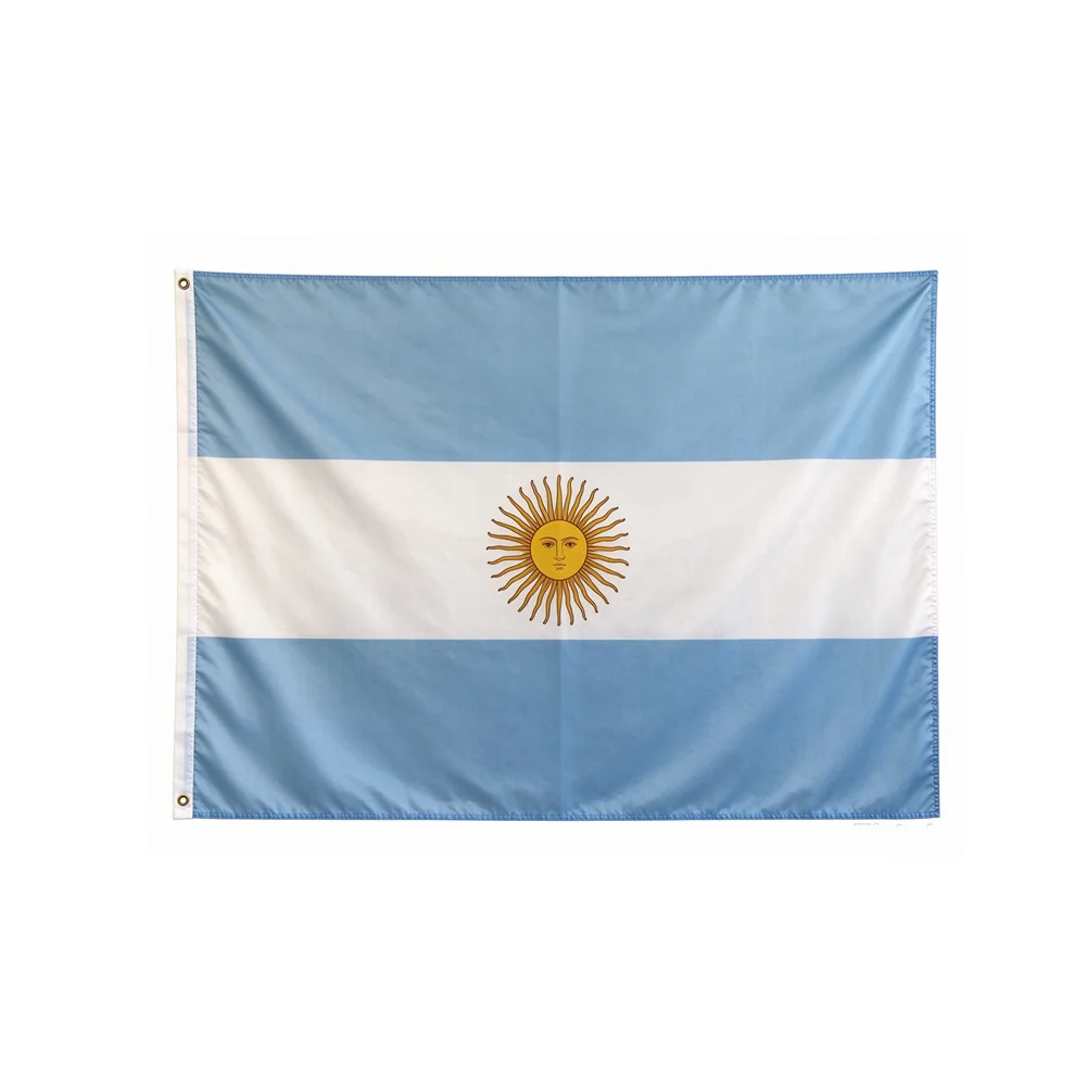 Argentina National Flag 90x150cm 3x5ft Polyester AR ARG Argentinian Banner Indoor Outdoor Wall Garden Decoration