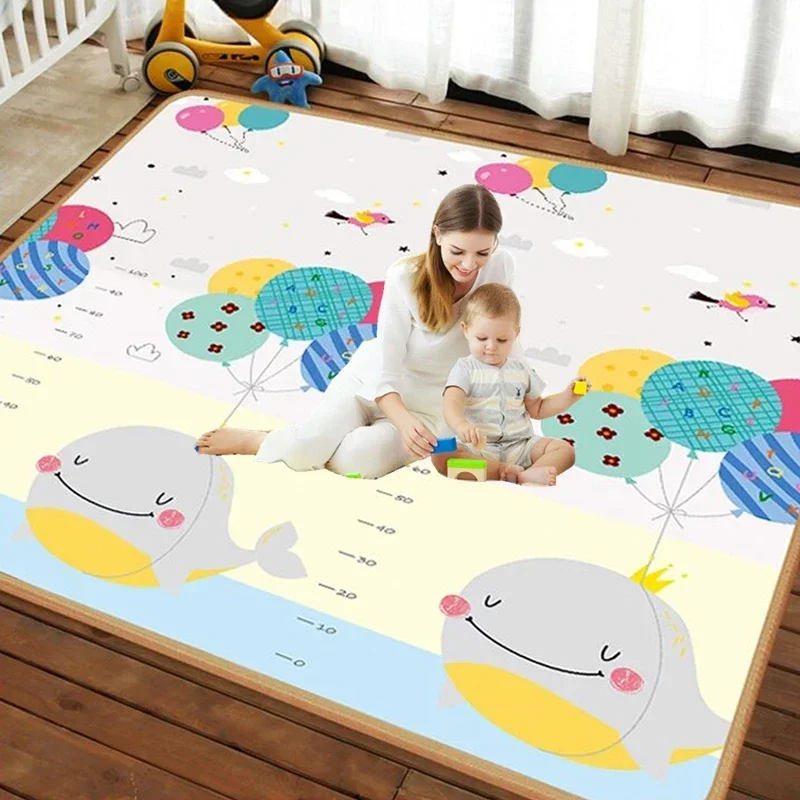 Tapis de sécurité pour enfants, 200x180cm, Non toxique, haute qualité, EPE, pour activités de bébé, gymnastique, tapis de jeu pour ramper, jeux pour bébés