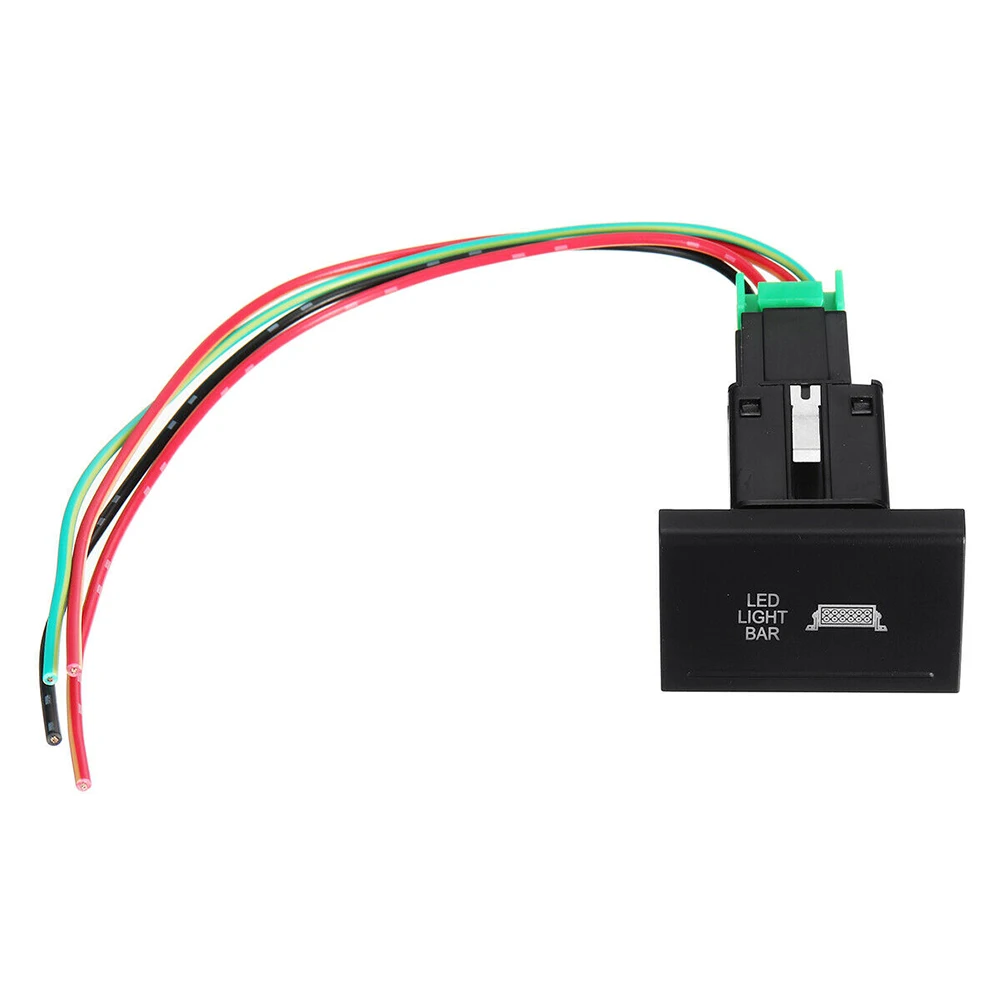 Reverse LIGHT BAR Environmental Anti-Retardant Materials For Amarok Car Battery Push Switch ON-OFF Black ABS LED Indicator Light