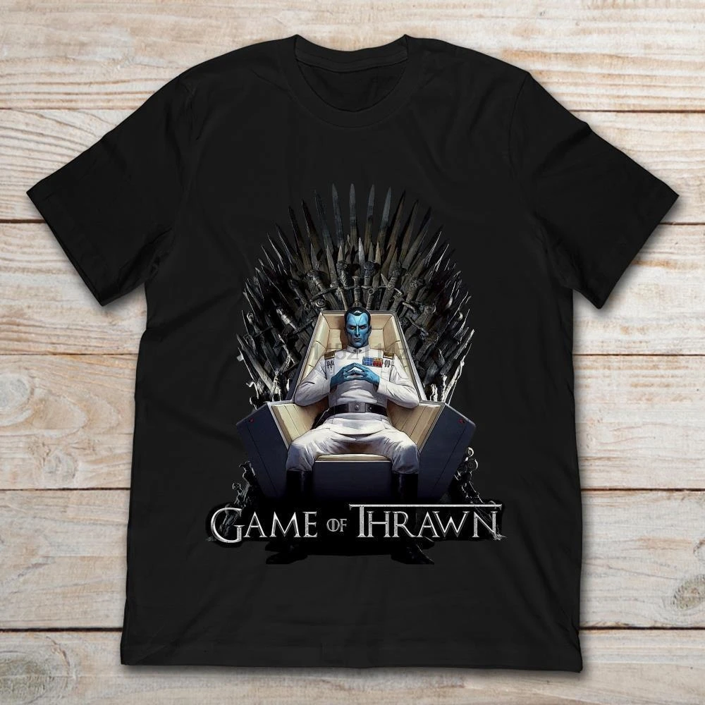 Game of Thrawn Stars War Black T-Shirt S-3Xl Newest 2020 Men T-Shirt Fashion Cotton T-Shirt Men Clothing Brand T Shirt