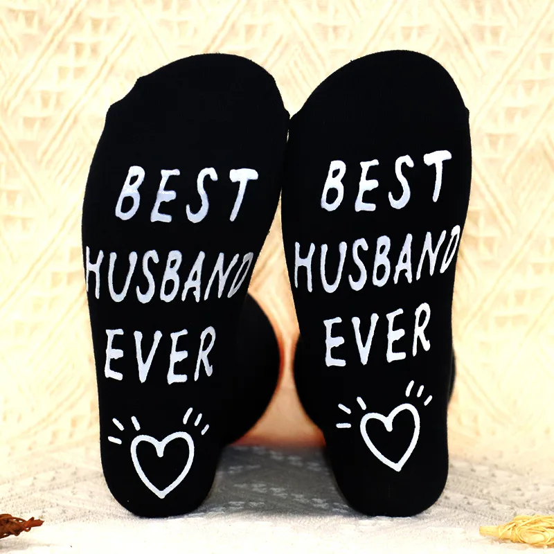 El mejor marido de todos los tiempos, regalo del día de San Valentín, regalo de cumpleaños y Navidad, calcetines para fiesta de boda, regalo de compromiso, regalo de padrino de boda