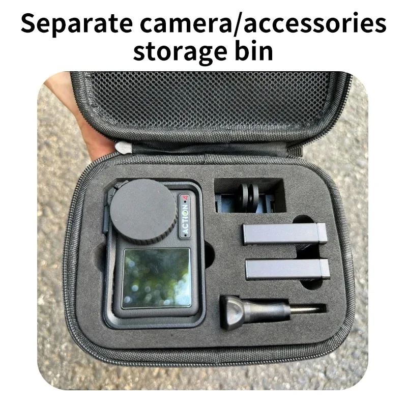 CoverJoy Storage Case for DJI Osmo Action 5 Pro /4 /3 Compact Protective Bag Waterproof Camera Carrying Box Organizer