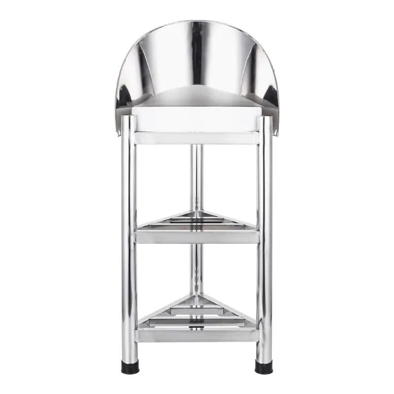 

For Chop bones and meat cutting board rack stainless steel kitchen tripod floor commercial cutting board rack vegetable