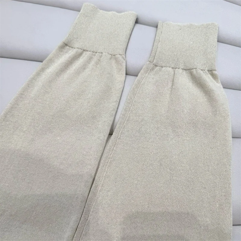 Damenpullover Neues, elastisches, gestricktes, schmal geschnittenes, langärmliges Oberteil für den Herbst 2022, Leinenmischung, V-Ausschnitt-Pullover, lässiger Damenpullover