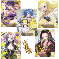 Goddess Story Ns-08 Ssr Series Raiden Shogun Roxy personaggi Anime collezione abbronzante Flash Card Cartoon Toys regalo di natale