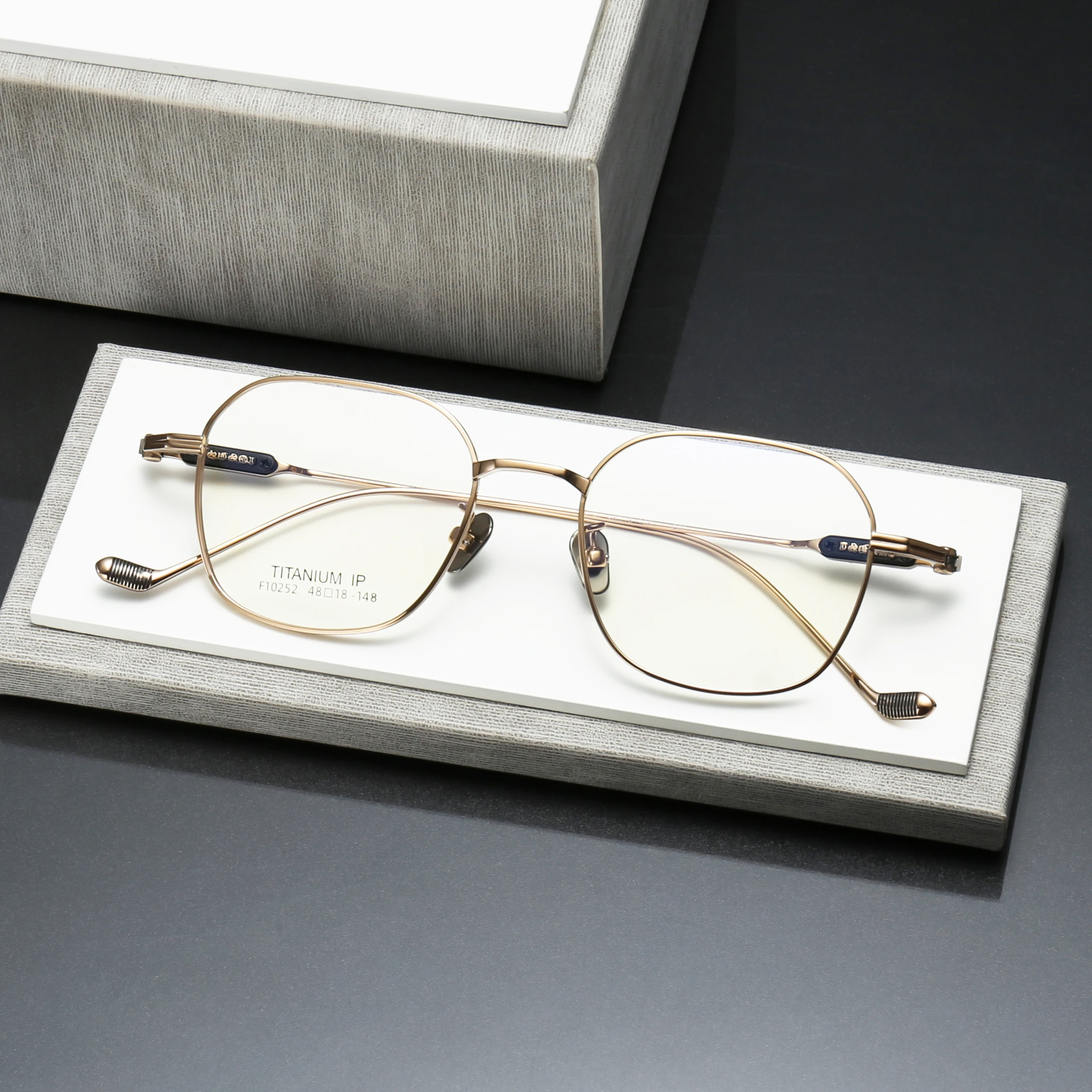 

Retro Style Glasses, Trendy on Instagram, Versatile, High-End, Elegant, Ultra-Light, Square, Natural Look, Blue Light Blocking, Prescription Lenses Available