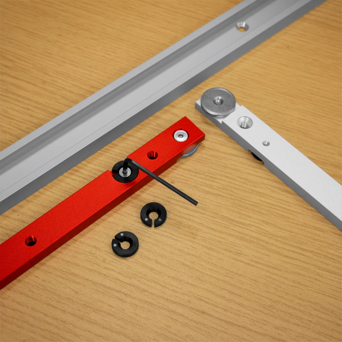Heavy-Duty 300/450mm Aluminum Alloy T-Track Miter Gauge Rod - Perfect for DIY Carpentry & Professional Woodworking Tools