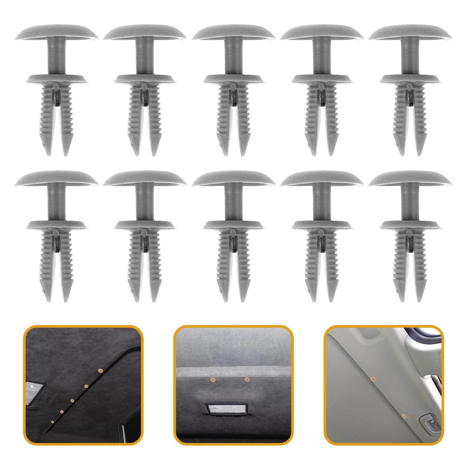 

150Pcs Automotive Retainer Clips Plastic Body Mounting Clips for Car Interior Trim Fastening and Headliner Panel Installation