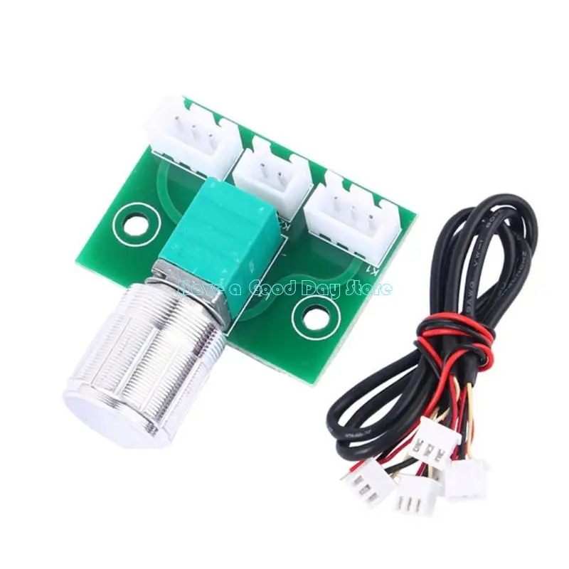 462D XHA954 High Accuracy Volumes Control Board Potentiometer Module with Integrated Knob Dedicated Connection Cable for DIY