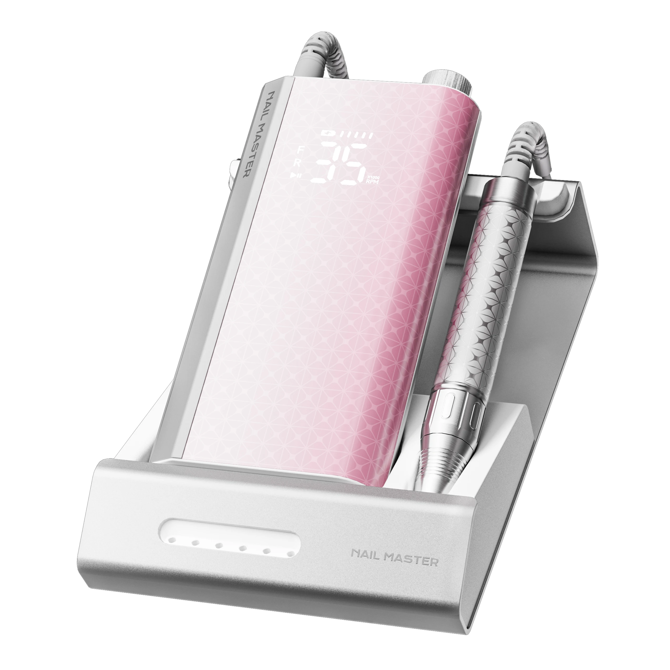 Nail Supplies Private Label 60w Manicure Rechargeable Portable Cordless Nail Drill Machine for Professional Salon Gel Polish