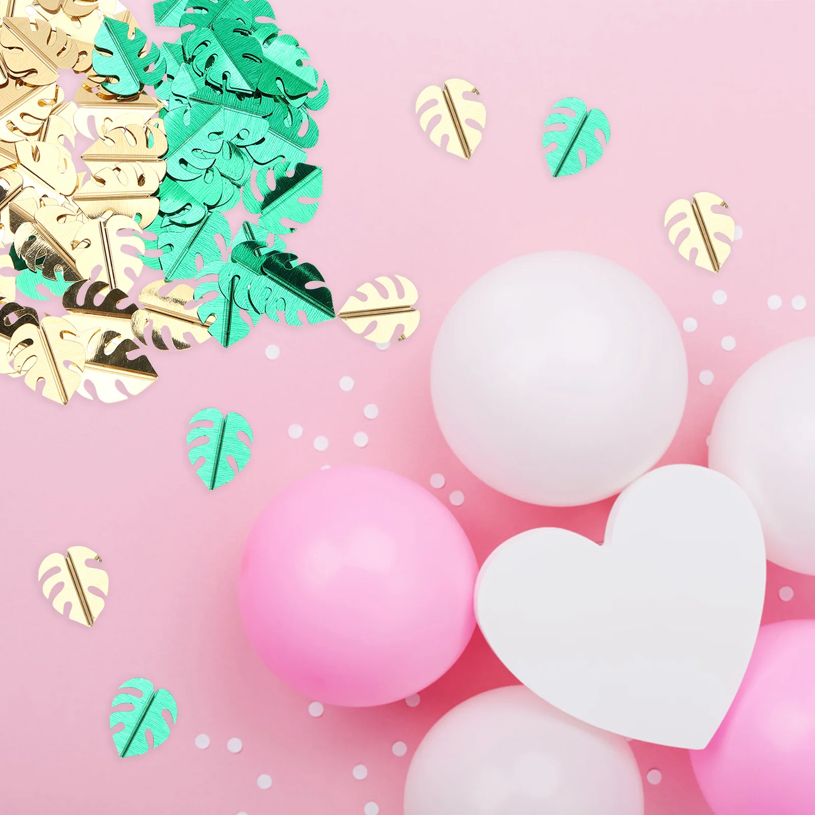 

Monstera Leaves Confetti Summer Hawaiian Party Table Decor Beach Scatter Glitter Confetti Birthday Wedding Festival