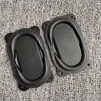GHXAMP 88mm * 54mm For SONY Bluetooth Speaker Diaphragm Bass Radiator Woofer assistant  for 2-inch 3-inch speakers use 1pairs