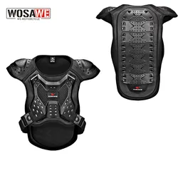 Jaqueta de motocicleta adulto peito protetor traseiro moto corpo armadura guarda corrida protetor corpo armadura jaqueta motocross equipamentos de proteção