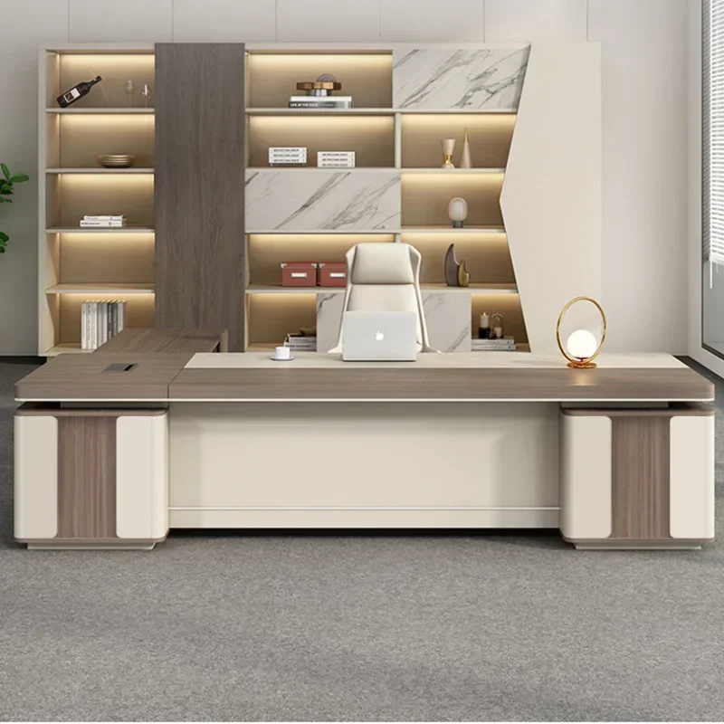 Large Table Computer Desks Office Storage Chair Wooden Height Computer Desks Study Shelf Reading Mesa De Escritorio Furniture