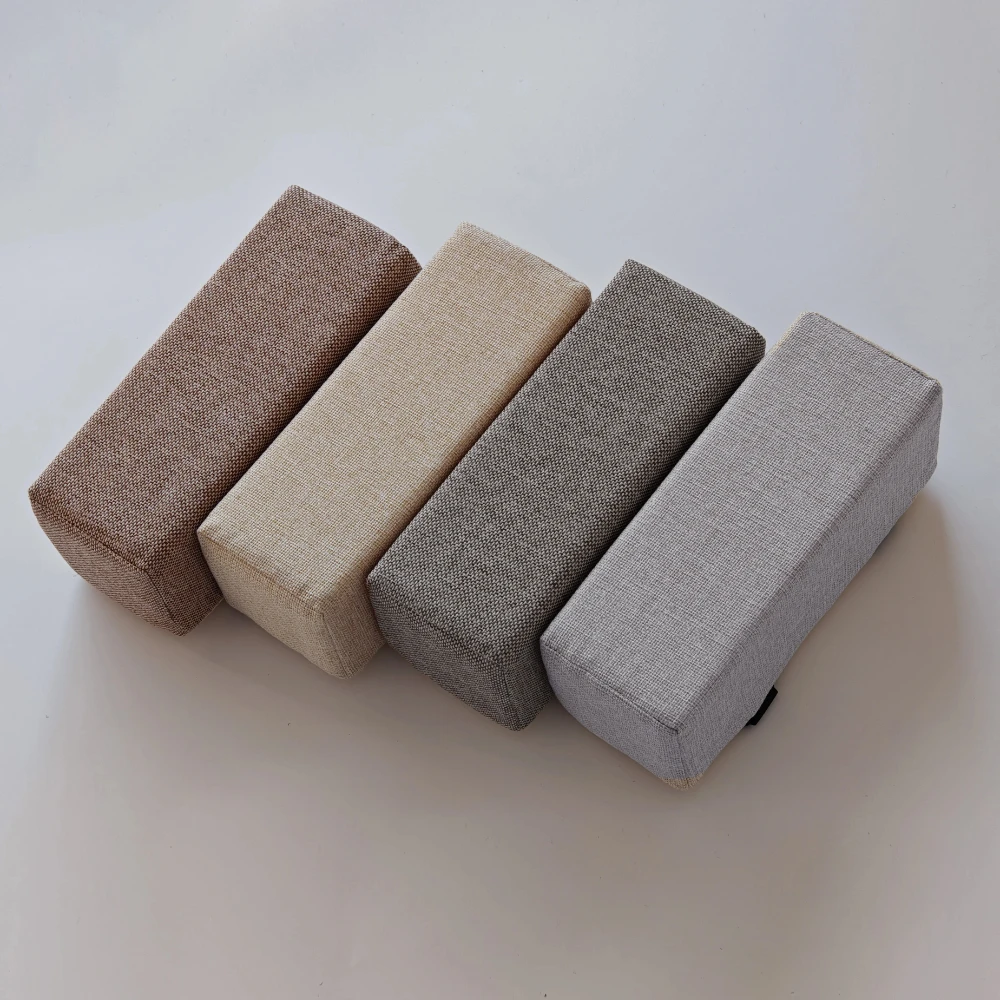 1 قطعة القطن الكتان رغوة الكوع وسادة كرسي مسند الذراع منصات دعم الذراع الراحة ل كرسي مكتب مسند الذراع كرسي وسادة منصات الكوع الإغاثة