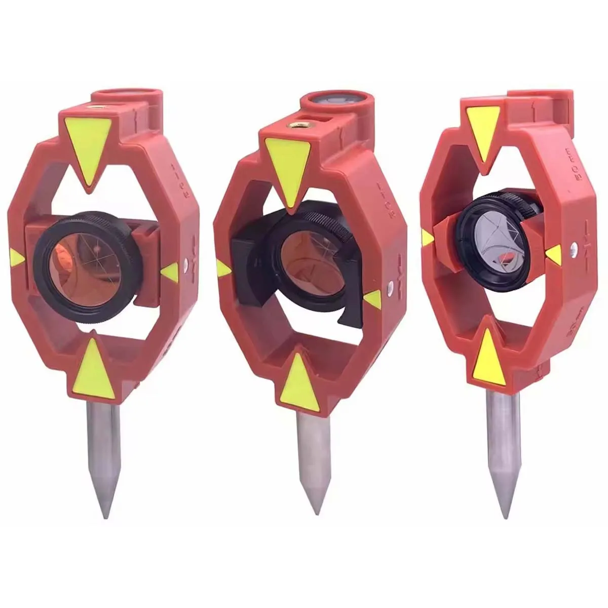 With 17.5mm or 0mm or 0 / -30mm Offset , Mini Prism Housing For Swiss Style Total Station