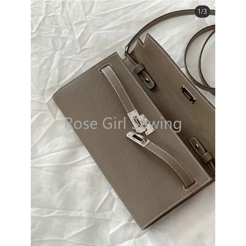 1Set Gold/Silver Stainless Steel Metal Rectangle Turn Lock For Handbag Bag Lobster Clasp Swivel Trigger Clips Buckle Accessories