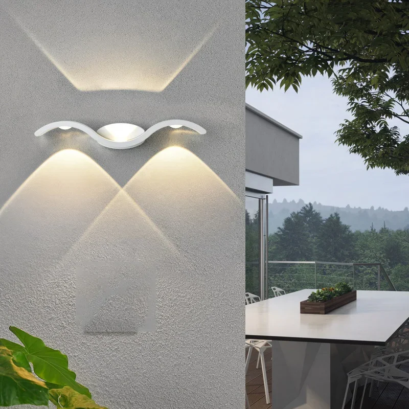 

Outdoor Waterproof Wall Lights Garden Porch Wall Lighting LED Wall Lamps Aluminum AC86-265