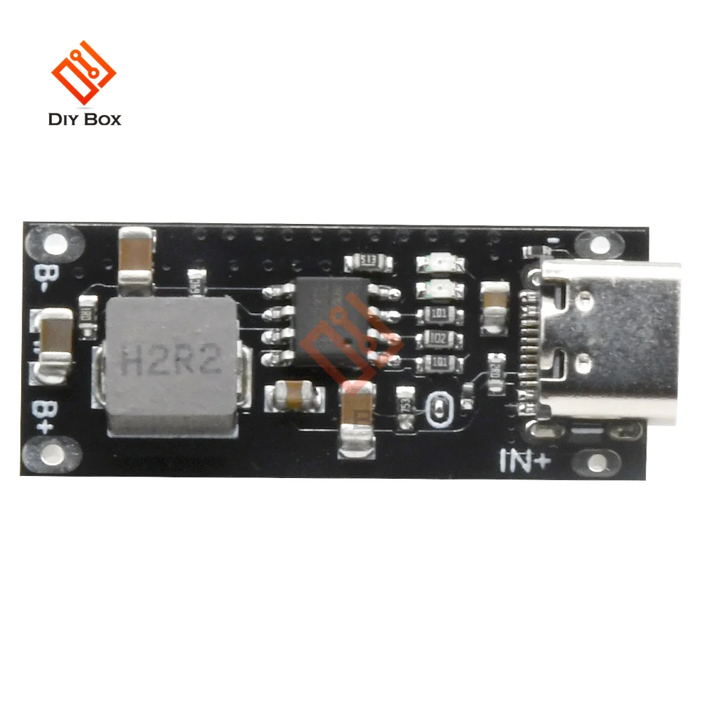 Type-C USB Input High Current 3A Polymer Ternary Lithium Battery Quick Fast Charging Board IP2312 CC/CV Mode 5V to 4.2V / 4.35V