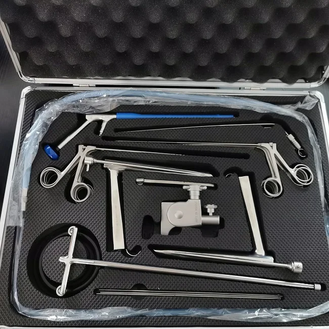 Laryngology Rigid ENT Endoscope Self-retaining Laryngoscopy Set