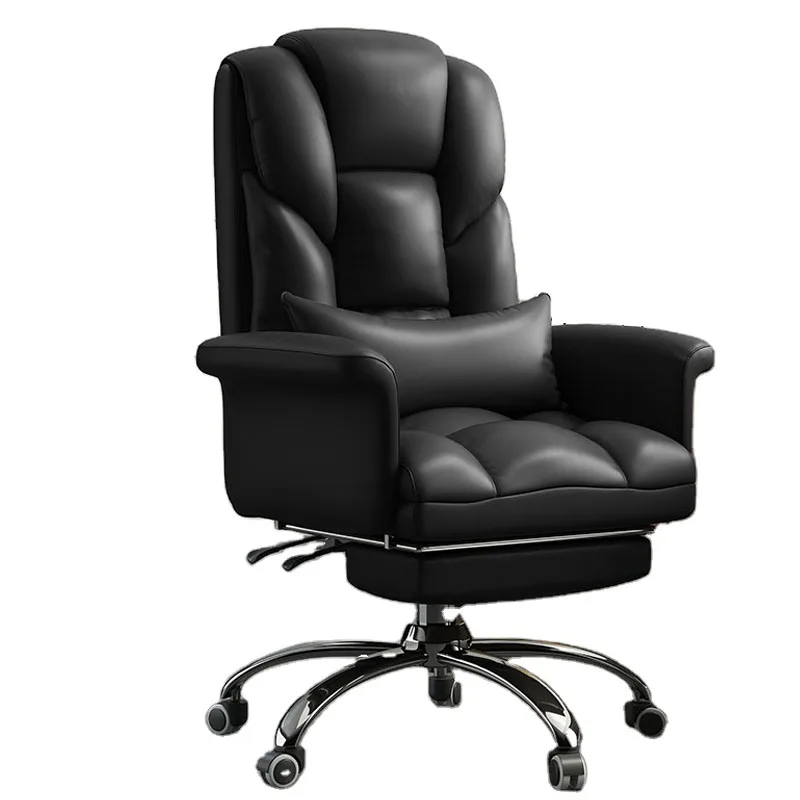 Mobili moderni Boss Manager di lusso Sedie da ufficio ergonomiche girevoli reclinabili direzionali in pelle PU