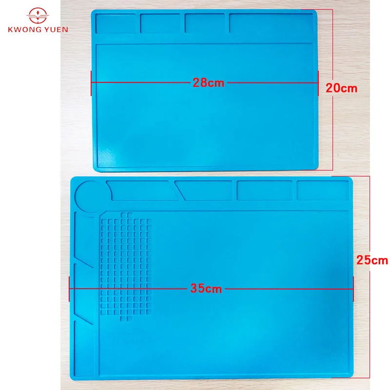 Non Slip Rubber Mat, Watch Repair Table Mat, Watchmaker Maintenance Accessory, Blue