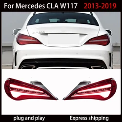 Car Styling for Benz CLA W117 Tail Lights 2014-2019 CLA180 CLA200 CLA300LED Tail Lamp LED DRL Brake Reverse auto Accessories