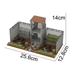 MOC WW2 German Military Weapons Base Building Blocks Toys for Boys Compatible Army Soldiers Bricks Kids Xmas Birthday Gift