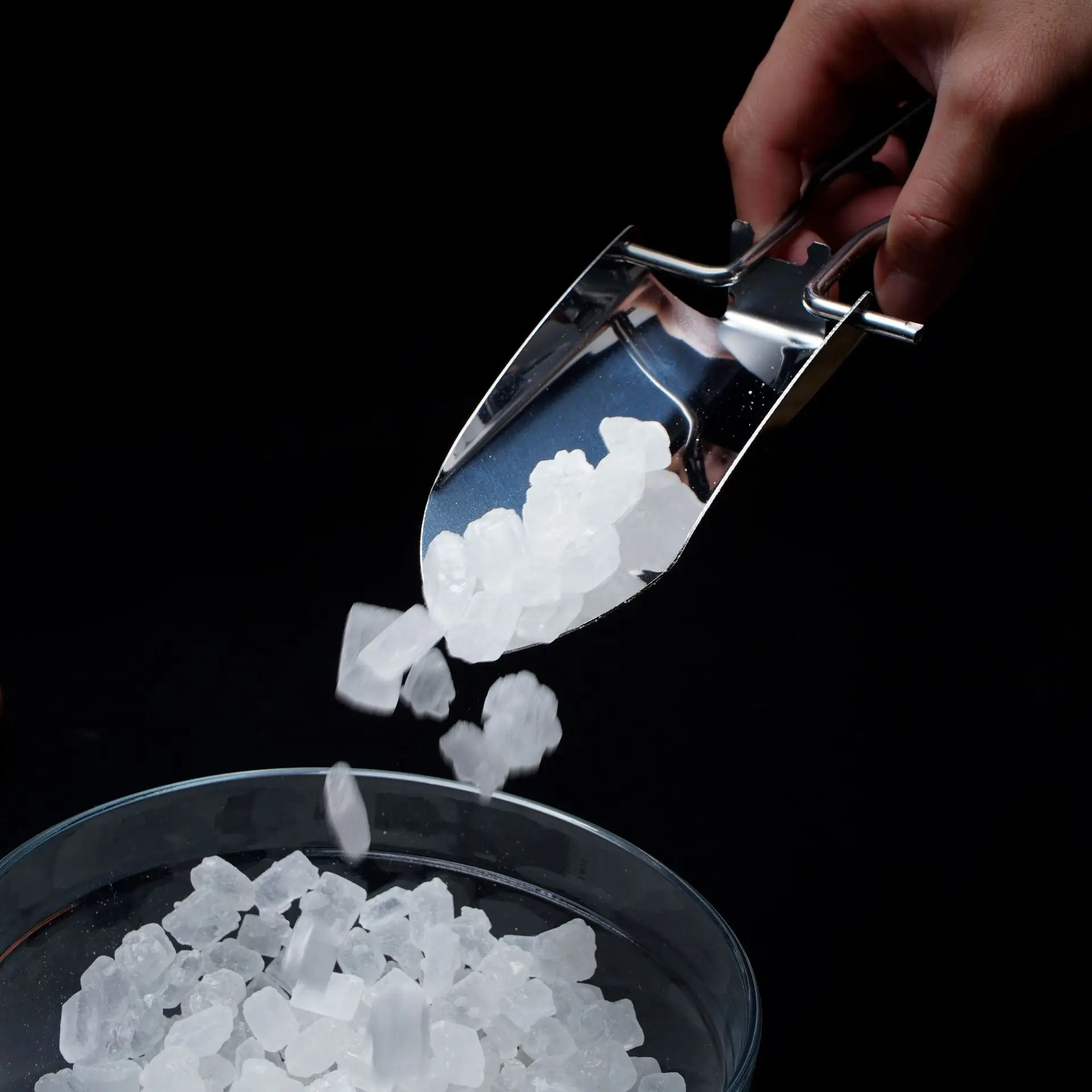 

50 шт., лопата для льда из нержавеющей стали, бытовая складная лопата для муки, кубик льда, многофункциональная уличная садовая лопата для копания песка