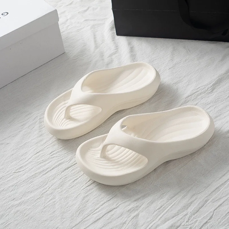 NONE Stilvolle EVA-Flip-Flops für Damen, bequem, weich, rutschfest, geruchshemmend, modisch, vielseitig einsetzbar für Strand, Sommer, Freizeitkleidung, Strandschuhe 4