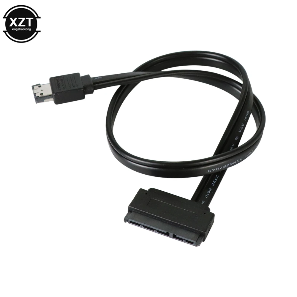 ESATA to SATA 7+15 HDD Data Cable 5V ESATA USB to SATA 22P Connection Cable 50cm Cable