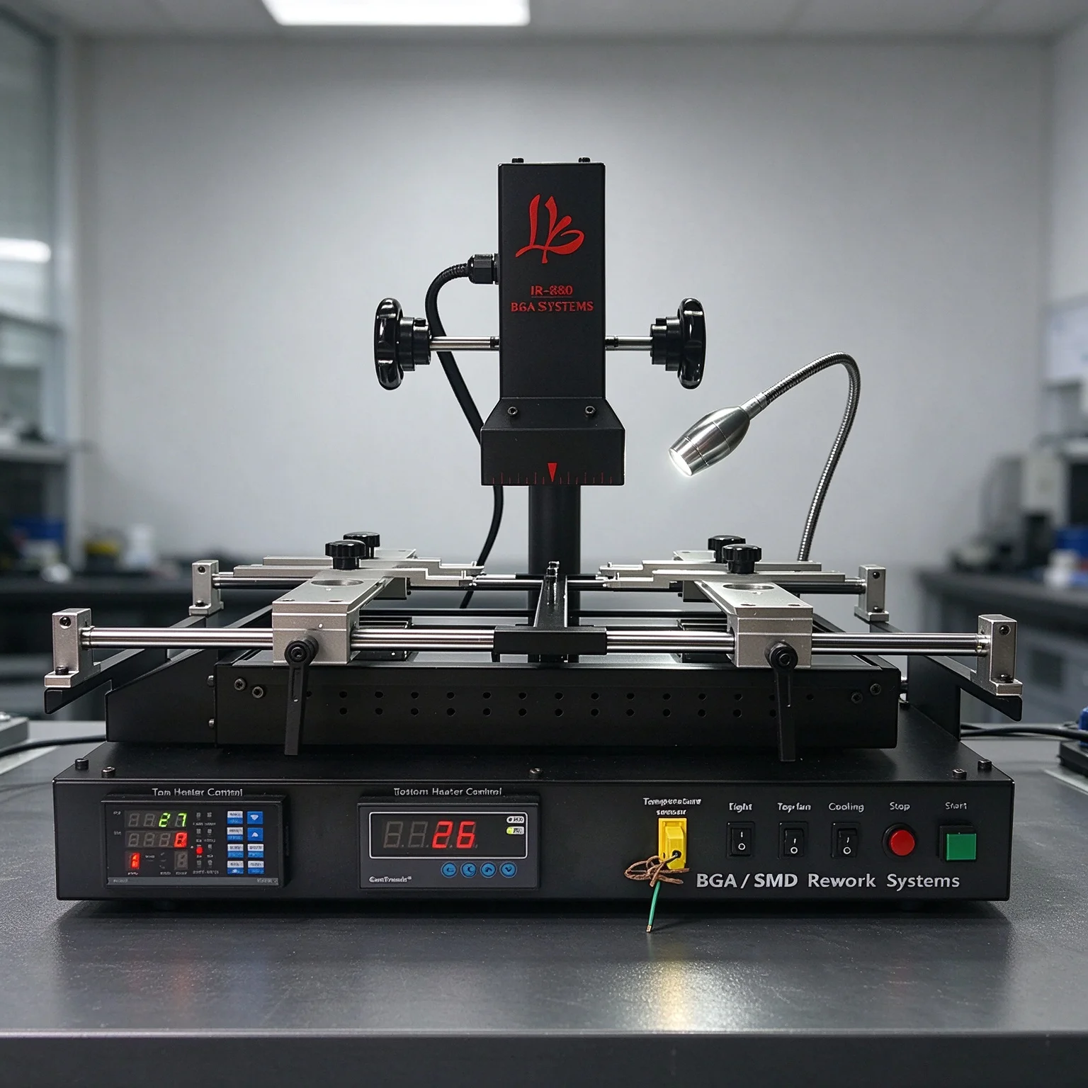 LY HR8500 V.2 BGA Rework Station Power 3900W Hot Air HR 2 Stages Chip Repair Machine PCB Soldering