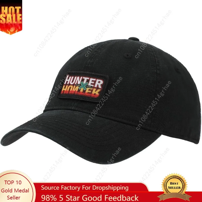 

Hunter X Hunter Woven Patch Logo Black Unstructured Baseball Cap